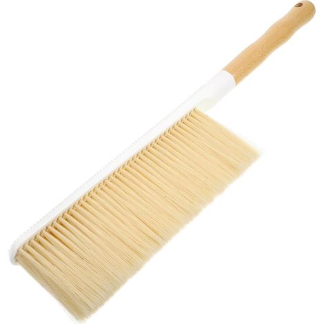 Brosse à main en bois avec poils doux pour canapé et lit, efficace pour éliminer taches, usage quotidien à la maison (1/5)