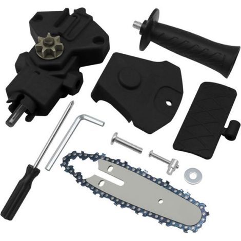 Scie à élaguer portable,perceuse électrique sans batterie,convertisseur en tronçonneuse électrique JOSaw 4 "- 1 Set and Chain (1/4)
