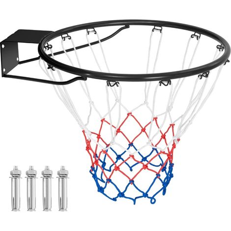 Aro de baloncesto interior de 45 cm con red para puerta y pared