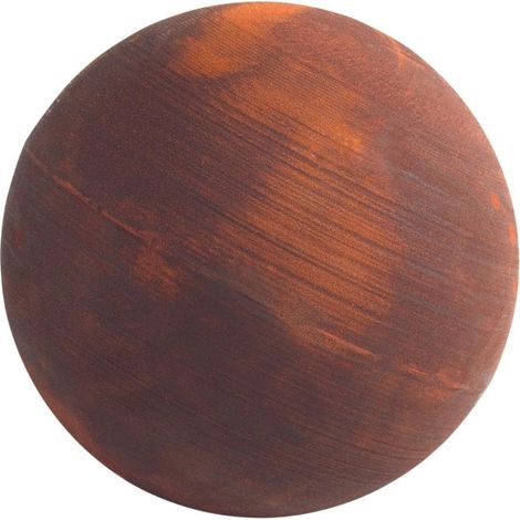 Jardinex – Boule décorative en métal oxydé finition rouille Ø 30 cm – Résistante aux intempéries – Fabrication allemande – Esthétique intemporelle (1/3)