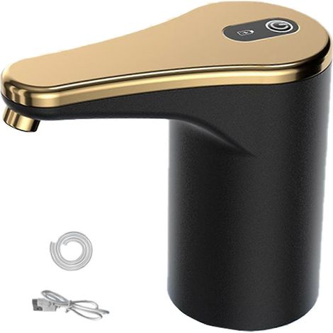 Distributeur d'eau électrique 2025, pompe à eau portable, pompe à eau domestique rechargeable par USB, noir (1/5)