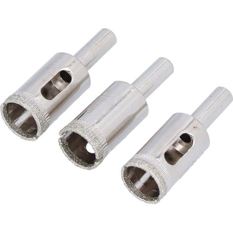 3-teiliges 18-mm-Lochöffner-Set, Präzisions-Langlochöffner aus legiertem Stahl, langlebig, für Fliesen, Glas, Holz und Wände (1/5)