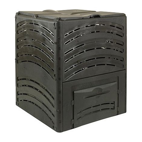 Composteur en plastique 650 litres pour jardin - (LxlxH) 800 x 800 x 1000 mm - 213004 (1/4)