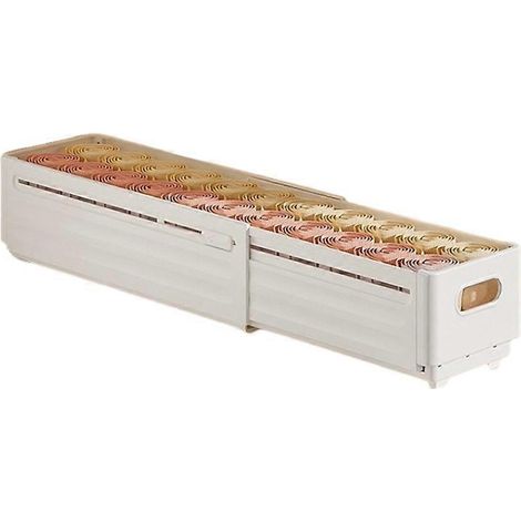 Verstellbare Aufbewahrungsbox für Socken und Unterwäsche, 1-teilig, mit ausziehbarer Schublade für den Küchenschrank. (1/5)