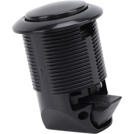 Loquet à Bouton-poussoir sans clé au Design Minimaliste, pour Camping-car, Yacht, Intégration Facile, Remplacement de la Serrure D'armoire (Noir) (1/5)