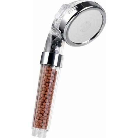 Pommeau de douche flexible avec 3 modes haute-pression muni d'un triple système naturel de filtration eau (1/5)