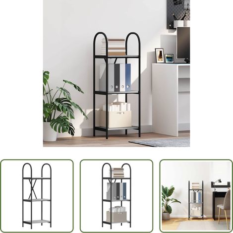vidaXL Étagère rectangulaire - Étagère Gris Sonoma 40 x 30 x 109 cm Bois d'ingénierie (1/5)
