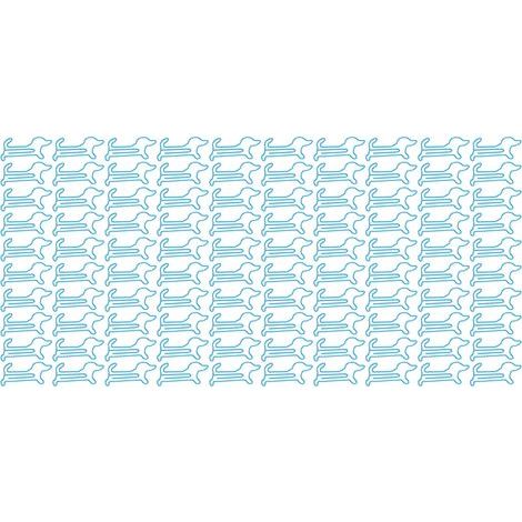 100 Pièces Attaches Papier Métal Forme Animaux Mignons Anti-Dérapant pour Scrapbooking Cartes Bleu (1/5)