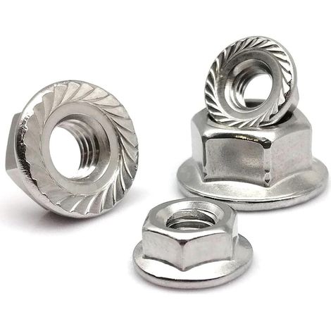 Frein-filet, 2/10/20 pièces M3 M4 M5 M6 M8 M10 M12 DIN6923 316 A4 (1/5)