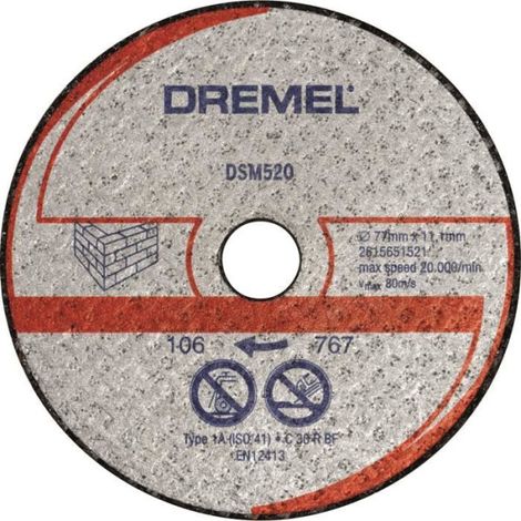 DREMEL Lot de 2 Disques pour Scie Compacte Dremel DSM20 (1/2)
