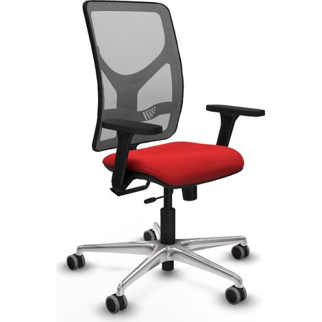 Sedia da ufficio piqueras y crespo Motilla rossa braccioli regolabili (1/2)
