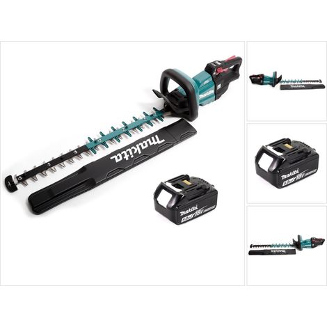 Makita DUH 601 T1 Taille-haies sans fil 18V 60cm Brushless + 1x batterie 5,0Ah - sans chargeur