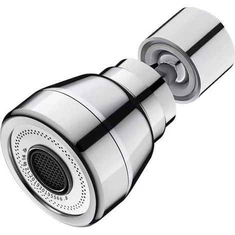 3 Modes Robinet de Rallonge Pivotant à 360°, Aérateurs pour Robinet Pivotant,Tête Douchette Evier Cuisine (Argent 3) (1/5)