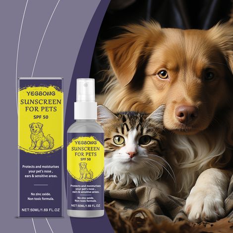 Spray protecteur pour animaux de compagnie aux ingrédients doux, qui apaise et nettoie la peau des chats et des chiens – 50 ml (1/5)