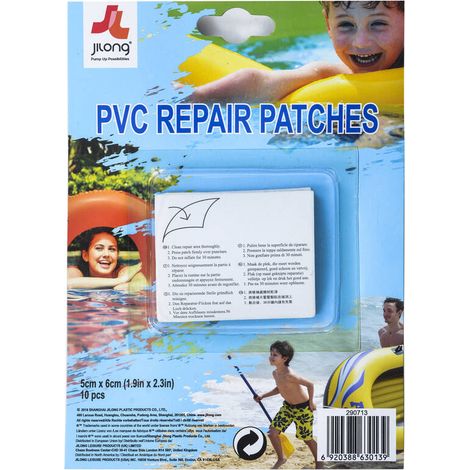 Kit di riparazione jilong trasparente 5x6 cm PVC autoadesivo