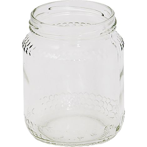 VASO VETRO 'BOCCACCIO' PER ALIMENTI TIPO 'MIELE' 390 ml - imbocc. Ø 70 mm- 20 pezzi - BricoGo