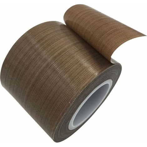 Rouleau De Ruban AdhéSif en TéFlon PTFE RéSistant Aux TempéRatures éLevéEs pour Machines De Mise sous Vide Ou De Scellement par Impulsion 19mmx10m
