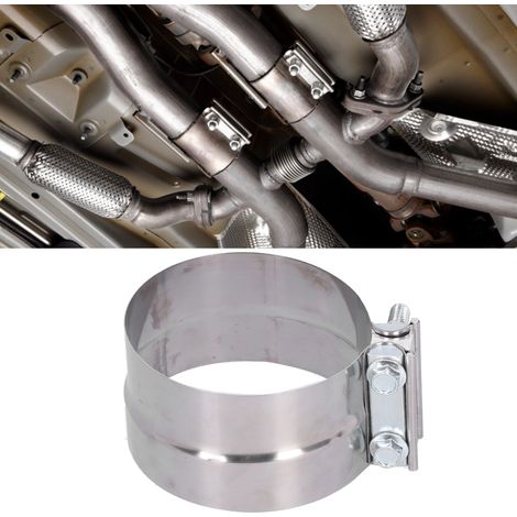 Modification automobile : Colliers et clips d’échappement adaptés aux raccords de tuyaux d’échappement de 5 pouces (1/5)