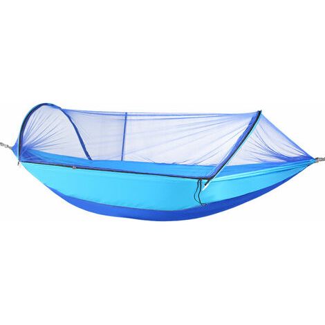 Filiyano-Hamac moustiquaire portable d'extérieur à ouverture rapide, canapé de jardin, balancelle, tente simple à suspendre à un arbre, parachute (1/4)