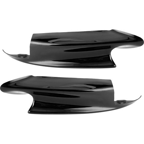 Paire de spoilers de pare-chocs avant, adaptés aux BMW M3 E90 E92 E93 (2007-2012), noir brillant. (1/5)