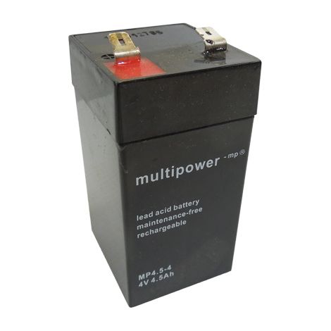 Multipower MP4.5-4 Batería AGM 4V 4.5Ah Gris
