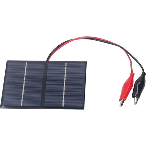 Panneau solaire 1,5 W 12 V en polysilicium à haut rendement, portable et léger, pour montage DIY. (1/5)