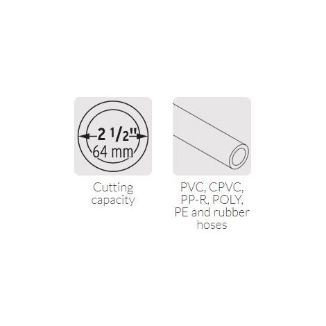 Coupe-tuyau Truper COT-PVC-X