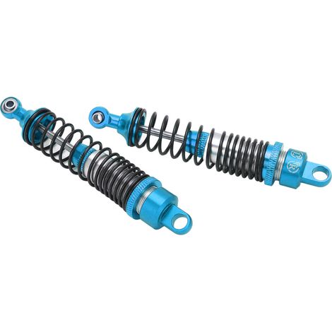 Amortisseur métallique bleu pour essieu avant et arrière de voiture RC 1/10 AXIAL SCX10 (1/5)