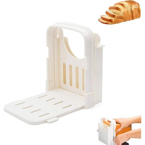 Cortador de pan plegable,Tabla para cortar pan,Cortador de pasteles,Herramienta para cortar pan,Cortador de tartas,3 grosores (1/5)