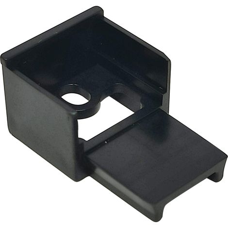 Embout de profil led - Décor : Noir mat - VOKIL