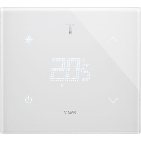 VIMAR - 21514.F.70 Termostato domotico FAN 2M b.co diamante