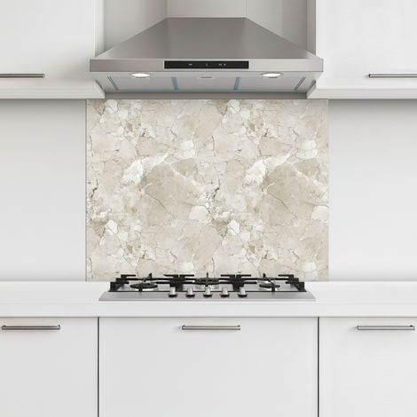CRÉDENCE CUISINE Marbre - Gris - Veines 80x60 cm