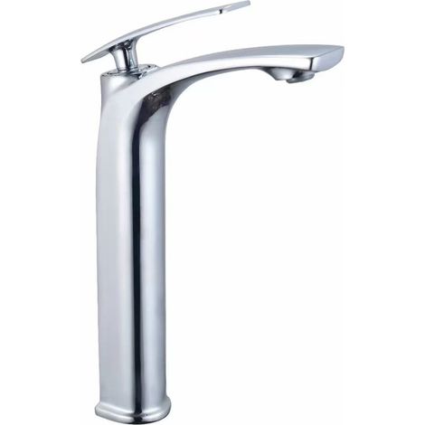 Export-grade washbasin faucet with hot and cold water, suitable for home use in bathrooms, sinks, vanities, and bathroom cabinets - single faucet with electroplated swan design.