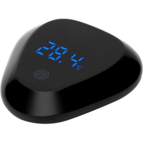 Digitales Aquariumthermometer, kabelloses Touch-Thermometer, präzises LED-Display-Thermometer mit Aufkleber für Zuhause, Aquarium und Babybadewanne