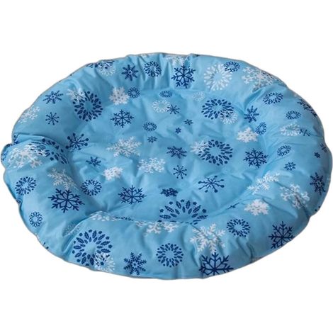 Tapis rafraîchissant pour Chien – Mousse Douce et épaisse, Gel Auto-rafraîchissant pour Chiens et Chats en été. Résistant et Anti-Rayures，bleu (1/4)