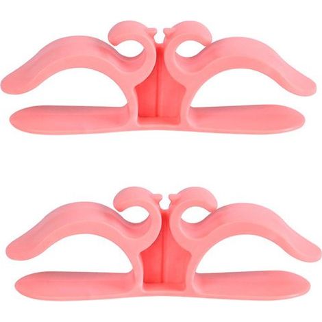 Enrouleur de câble cuisine rose – 2 pièces, 9,6 x 3 cm, compact et multifonctionnel pour appareils électroménagers (1/5)