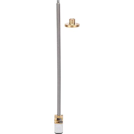 de réduction de filetage de transmission avec long arbre de transmission, courant continu, T5 x 160 mm, N20 pour serrures électroniques, voitures intelligentes, robots, appareils photo, etc (1/5)
