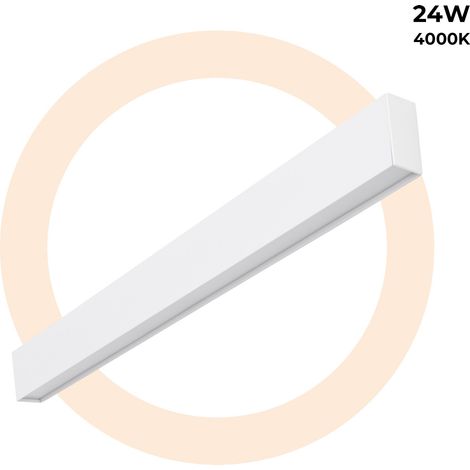 LED-Linienleuchte hängend oder zur Deckenmontage - Slim - 24W -