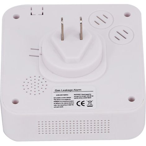 Trywise Détecteur de Gaz Naturel pour Cuisine, Alarme Fuite de Gaz avec Alerte Vocale, Détecteur de Gaz Combustible pour Maison (Certifié CE/RoHS) (1/3)