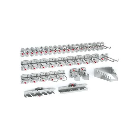 Kappes ®RasterPlan Werkzeughaltersortiment 40-tlg. Alufarben (1/4)