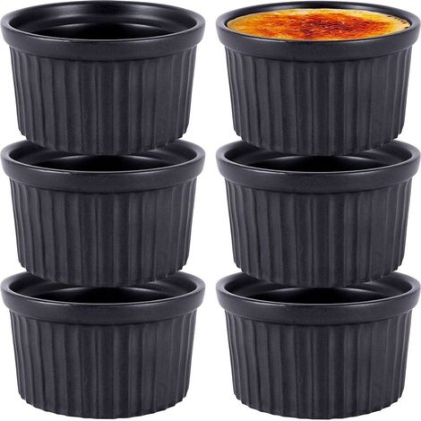 6x CREME BRULLE MUFFINFÖRMIGE PORZELLAN (1/5)