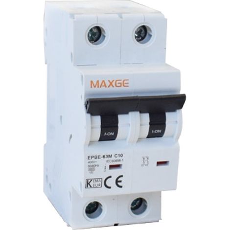Interruttore Magnetotermico Residenziale/Terziario 1P+N 6-40 A 6 kA curva C MAXGE Alpha+ 25 A