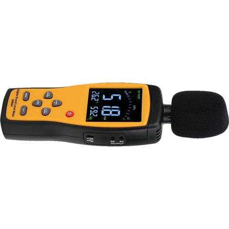 SMART SENSOR AS844+ Sonomètre numérique LCD avec fonction d'enregistrement des données (1/5)