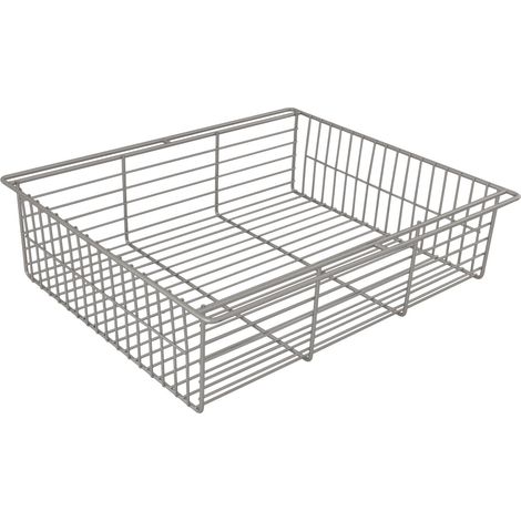 VS SUB Basket SCH Drahtkorb 390 x 120 mm Stahl Silber