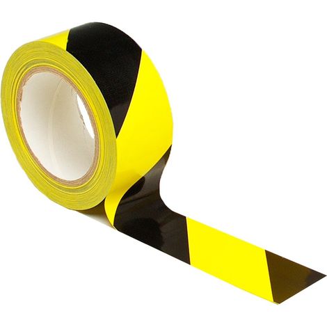 PROVOST - Ruban adhésif de marquage au sol Provost - Lot de 2 rouleaux (33 m, rayé jaune et noir)