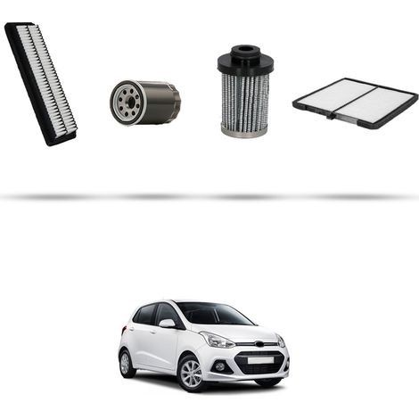 Kit tagliando 4 filtri compatibile con Hyundai i10 II 1.0 GPL 49KW dal 2014 (1/5)