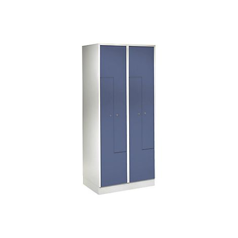 Taquilla en Z München  2 secciones  A 800 mm  puertas en gris