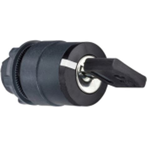 Harmony XB5 - tête bouton tournant à clé 8D1 - Ø22 - 2 pos fix - retr GD