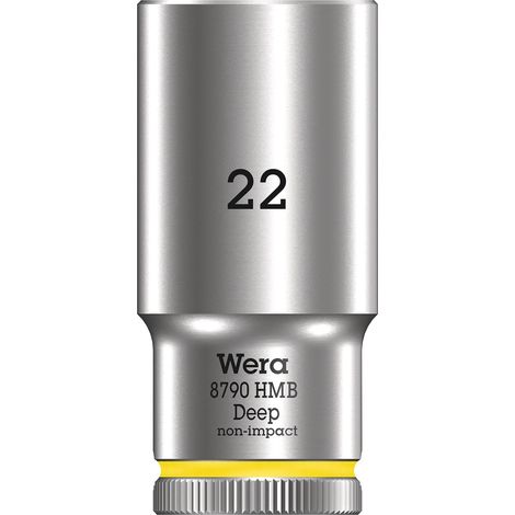 Wera 05004544001 Inserto a bussola 22 mm 1 pezzo 3/8 (1/4)