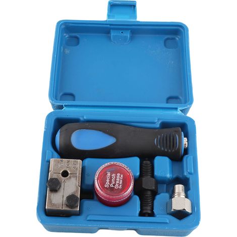 Ortviai Outil de double évasement pour ligne de frein 3/16" (4,75 mm) – Tête double en métal, pratique et précis (1/5)